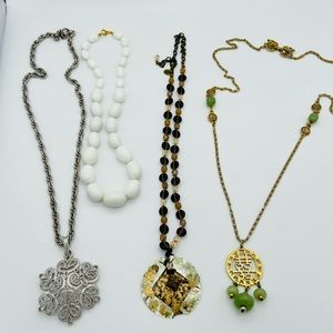 Vintage to now lot of 4 necklaces